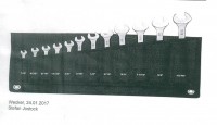 Proxxon 23816 12-piece SlimLine combination spanner set for imperial screw sizes Spare Parts